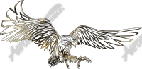 Gold Tribal Eagle