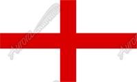 England UK Flag Flat