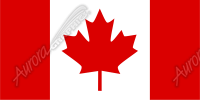 Canadian Flag Flat