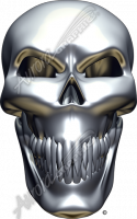 Chrome Skull Front