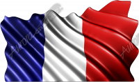 Waving French Flag