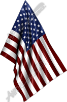 American Flag Hanging