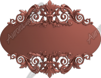 Filigree Sign Blank Round