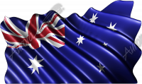 Waving Australian Flag