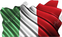 Waving Italian Flag