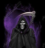 Grim Reaper With Background