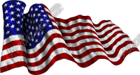Furling American Flag