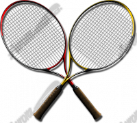 Dualing Tennis Rackets
