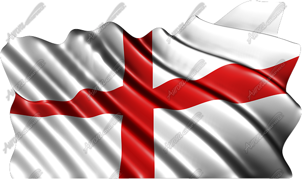 Waving England (UK) Flag