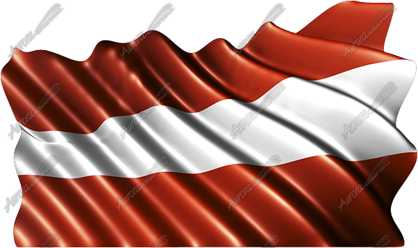 Waving Austrian Flag Cloth
