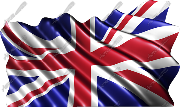 Waving Great Britain Flag (Union Jack) Cloth