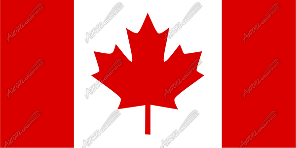 Canadian Flag Flat