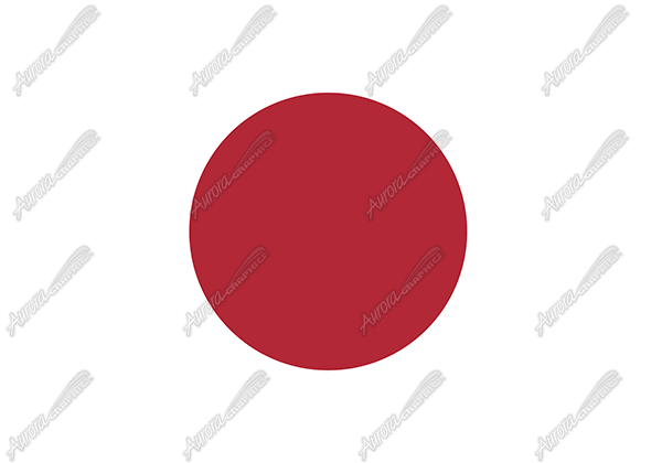 Japanese Flag Flat
