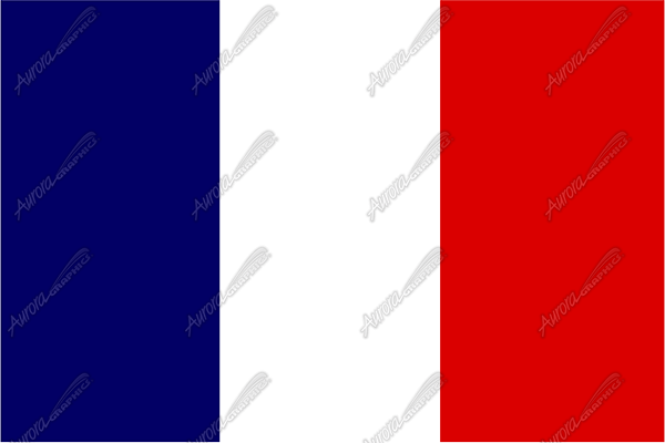 France Flag Flat