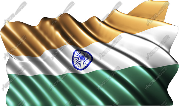 Waving India Flag Cloth
