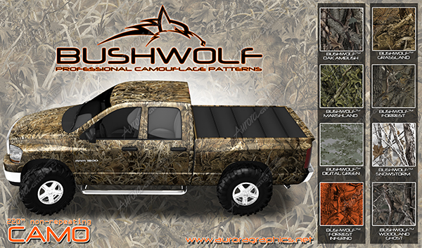 Bushwolf Camo Poster 1