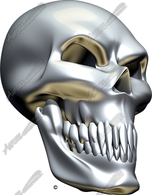Chrome Skull Angle 2