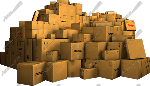 Large Pile of Boxes