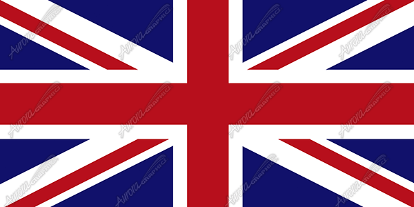 Great Britain (Union Jack) Flag Flat Vehicle Wrap Design — Large Scale Artwork for Wide Format Printing | Categories: Flags