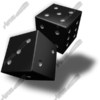 Black Dice Vehicle Wrap Design — Large Scale Artwork for Wide Format Printing | Categories: Sports & Games