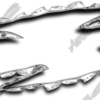 Jagged Metal Rip Vehicle Wrap Design — Large Scale Artwork for Wide Format Printing | Categories: PIK6 Everyday, Rips & Tears