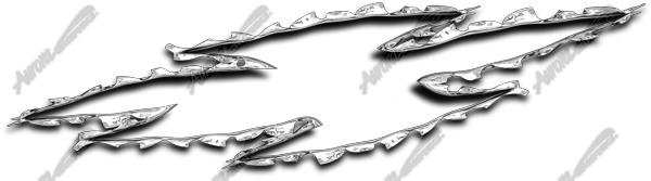 Jagged Metal Rip Vehicle Wrap Design — Large Scale Artwork for Wide Format Printing | Categories: PIK6 Everyday, Rips & Tears