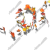 Autumn Leaves 1 Vehicle Wrap Design — Large Scale Artwork for Wide Format Printing | Categories: Nature