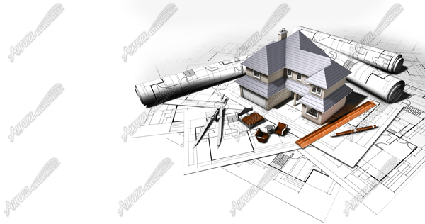 Remodeling is a visually striking and professional image crafted specifically for large-scale printing and vehicle wraps, tailored for the construction and remodeling industries. This high-resolution graphic features rolled and flattened blueprint papers spread out as the foundation of the design, layered with crisp technical drawings that immediately convey precision and planning. At the center, a detailed 3D model of a two-story house stands proudly atop the blueprints, symbolizing vision turned reality. home, homes, construction, builders, building, blueprints, schematics, architecture, structural, framework.