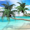 Tropical Beach Vehicle Wrap Design — Large Scale Artwork for Wide Format Printing | Categories: PIK6 Everyday, Nature