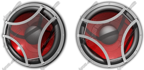 Subwoofers Vehicle Wrap Design — Large Scale Artwork for Wide Format Printing | Categories: PIK6 Everyday, Commercial