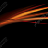 Tri Sweeps is a sleek and fiery abstract composition that captures a dynamic sense of motion and energy. Three primary sweeps arc gracefully across a black void, rendered in glowing gradients of red, orange, and yellow that evoke the sensation of heat and speed. The image radiates momentum, as if these sweeping lines are blazing trails through darkness—like the afterimage of fast-moving sparks or embers slicing through the night.