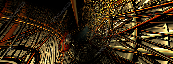 Space Ship Abstract Vehicle Wrap Design — Large Scale Artwork for Wide Format Printing | Categories: PIK6 Everyday, Abstract