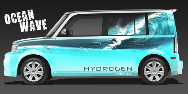 Ocean Wave Vehicle Wrap Design — Large Scale Artwork for Wide Format Printing | Categories: PIK6 Everyday, Nature