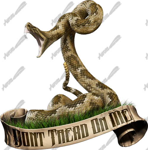 Dont Tread On Me Gadsden Flag Rattlesnake snake strike banner graphic Revolutionary Army Patriotic image. Snake, Rattlesnake. CutContour Graphics Cut Contour Design Cut File Print/Cut Print Cut. High Resolution Design Graphics Image.