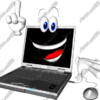 Laptop Character Vehicle Wrap Design — Large Scale Artwork for Wide Format Printing | Categories: Commercial, Industry