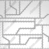 Riveted Metal 2 is a clean, structured metal panel design featuring sleek chrome rivets and precision-cut geometric segments. The crisp brushed aluminum texture forms the base of the image, while neatly placed chrome rivets give it a refined, modern-industrial finish. The layout of the riveted panels mimics the look of a futuristic or sci-fi inspired construction surface, offering both symmetry and complexity.