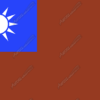 Taiwan Flag Flat Vehicle Wrap Design — Large Scale Artwork for Wide Format Printing | Categories: Flags