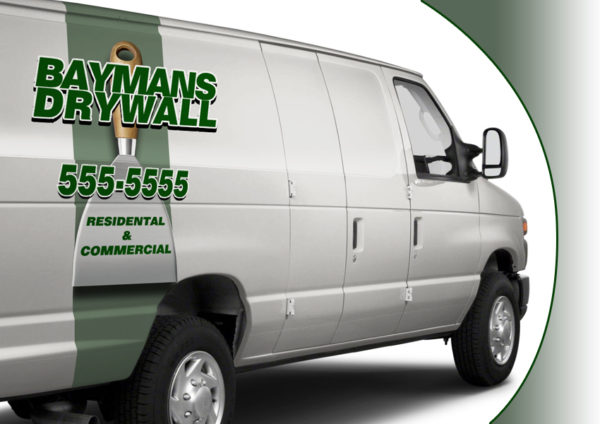 Putty Knife Vehicle Wrap Design — Large Scale Artwork for Wide Format Printing | Categories: Commercial, Industry