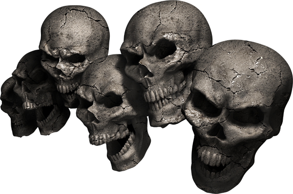 Cracked Skullz is a high-impact design element that delivers gritty realism and dark atmosphere to any custom project. Featuring a cluster of aged, weathered skulls with detailed surface cracking, Cracked Skullz adds a sense of horror and decay to your wraps, artwork, or promotional designs. Each skull in the design is uniquely textured and shaded to give depth and dimensionality, making this element stand out whether used as a focal point or as part of a larger composition.