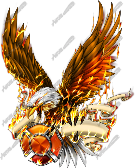 Firefighter Eagle 2 Vehicle Wrap Design — Large Scale Artwork for Wide Format Printing | Categories: PIK6 Everyday, Commercial