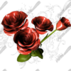 Shine Roses 1 Vehicle Wrap Design — Large Scale Artwork for Wide Format Printing | Categories: PIK6 Everyday, Commercial, Industry, Nature