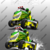 Lawn Machine 2 Vehicle Wrap Design — Large Scale Artwork for Wide Format Printing | Categories: PIK6 Everyday, Commercial, Industry