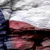 Texas Flag Rock Vehicle Wrap Design — Large Scale Artwork for Wide Format Printing | Categories: Flags