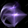 Diamond Sweep is a stunning abstract image that effortlessly combines fluid motion with crystalline geometry. At the heart of the design is a glowing, prismatic diamond form, radiating soft violet light from its core. Encircling it are luminous arcs, sweeping across the composition like translucent claws or wings, giving the image a graceful yet powerful presence. This sense of motion makes Diamond Sweep feel alive, as if caught in the middle of an energy burst or an elegant transformation.