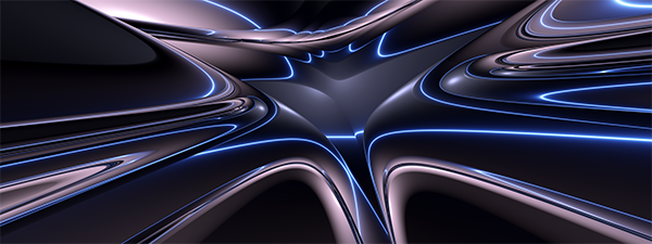 Star Burst 1 is a mesmerizing abstract image that merges futuristic design with a high-gloss, dimensional effect. Flowing ribbons of metallic surfaces twist and converge toward a luminous central point, creating a star-shaped burst that radiates energy and motion. Sleek lines of glowing electric blue run through the composition, giving the image a sense of speed, precision, and technological sophistication. The reflective chrome-like surfaces and smooth curvature suggest an advanced, high-performance aesthetic—reminiscent of sports cars, spacecraft, or next-generation architecture. High Resolution Design Graphics Image.