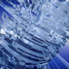 Space Station Abstract, abstract, cubes light rays, tower, tornado, spinning, tube, futuristic, 3D cubes, spinning tower, cube tornado, light rays, futuristic design, tech background, abstract structure, digital art, high resolution, large format graphic, vehicle wrap texture, banner design, signage background, technology visual, glowing cubes, modern abstract, sci-fi image, rotating cubes, space-inspired design. Design Graphics High Resolution Image.