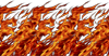 Natural Rocker Panel Flame 1 Vehicle Wrap Design — Large Scale Artwork for Wide Format Printing | Categories: PIK6 Everyday, Flames