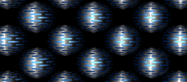 Cyber Sphere is a dynamic abstract image that showcases a futuristic pattern of repeating spherical forms. The design features a seamless array of orbs that appear to pulse with digital energy, creating a hypnotic visual rhythm. Each sphere is segmented by evenly spaced horizontal lines, adding a cybernetic feel that evokes digital processing and high-tech environments. This structured layout enhances the sense of depth, giving Cyber Sphere a three-dimensional quality that makes it ideal for modern applications. High Resolution Design Graphics Image.