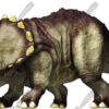 Triceratops Vehicle Wrap Design — Large Scale Artwork for Wide Format Printing | Categories: PIK6 Everyday, Nature