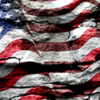 American Flag Waving 2 Rock